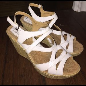 5" white wedges
